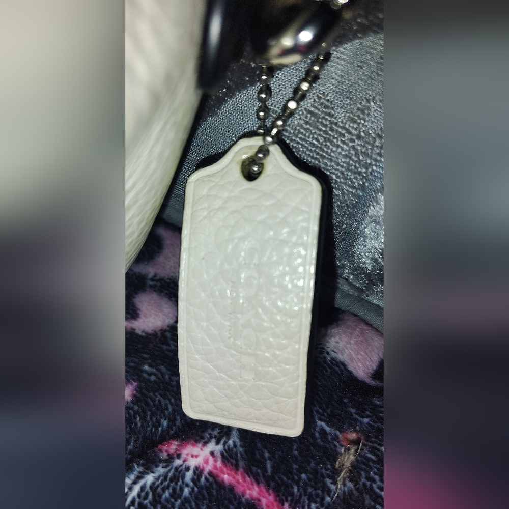 Coach Green and Cream Crossbody Camera Bag - Picture 3 of 8